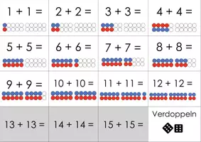 Vorschau - Arbeitsblätter - Schlüsselrechnungen 1. Klasse - Verdoppelung und Verliebte Zahlen - Seite 3