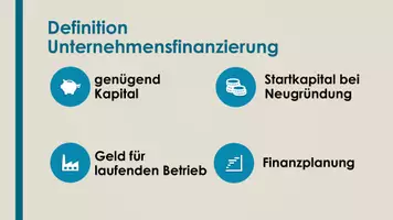 Vorschau - Präsentationen/Tafelbilder - Unternehmensfinanzierung (Präsentation und H5P) - Seite 1