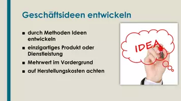 Vorschau - Präsentationen/Tafelbilder - Entwickeln von Geschäftsideen (Präsentation und H5P) - Seite 2
