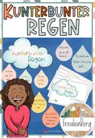 Vorschau - Präsentationen/Tafelbilder - Kunterbunter Regen - Warme Dusche - Deckblatt