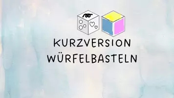 Vorschau - Mal- und Bastelvorlagen - Würfel - Farben und Muster - Seite 1
