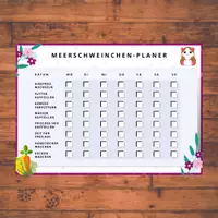 Vorschau - Anderer Materialtyp - Meerschweinchen-Planer - Deckblatt