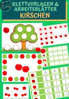Vorschau - Arbeitsblätter - Lernspaß mit Kirschen - Deckblatt