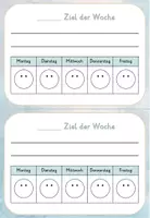 Vorschau - Fördermaterial/Inklusion - Verstärkerplan / Meldeplan - Ziele verfolgen - Seite 1