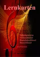 Vorschau - Spiele - Kartenspiele: Violin-, Bratschen-, Bassschlüssel - Deckblatt