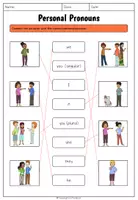 Vorschau - Arbeitsblätter - Personal Pronouns - Vocabulary Worksheet - Seite 2