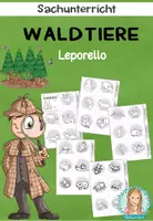 Vorschau - Arbeitsblätter - Der Wald - Deckblatt