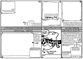 Vorschau - Unterrichtsreihen - Produktdesign - Booklet - A3 / Sketchnotes - Deckblatt