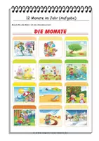 Vorschau - Arbeitsblätter - 36.0083 - Monate eines Jahres + typische Aktionen - Seite 2