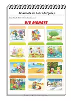 Vorschau - Arbeitsblätter - 36.0083 - Monate eines Jahres + typische Aktionen - Seite 1