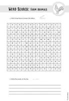 Vorschau - Arbeitsblätter - wachsendes Sparpaket: Word Search (9 Themen) - Seite 3