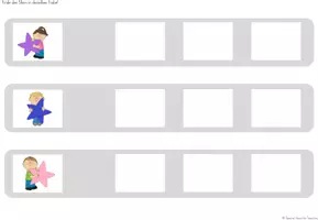Vorschau - Arbeitsblätter - Klett- & Arbeitsblätter: Sterne und Farben - Seite 3