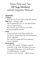 Vorschau - Unterrichtsreihen - 100 Tage Schulkind – Aktionen, Spiele & Deko (Materialpaket Klasse 1) - Seite 1