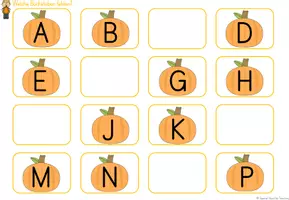 Vorschau - Arbeitsblätter - Klettaufgaben & Arbeitsblätter: ABC - HERBST - Seite 2