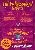 Vorschau - Spiele - Schelmengeschichten Lesekette zu Till Eulenspiegel - Eulen und Meerkatzen - Deckblatt