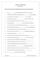Vorschau - Arbeitsblätter - Verben mit Präfix: ver-, zer- und er- (mit Lösung) - Deckblatt