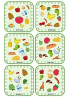 Vista previa - Juegos / Gamificación - Juego de cartas alimentos - página 1