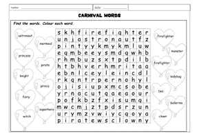 Vorschau - Arbeitsblätter - Arbeitsblätter/ worksheets Carnival dresses - Seite 2