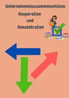 Vorschau - Arbeitsblätter - Unternehmenszusammenschlüsse Kooperation und Konzentration - Deckblatt