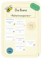 Vorschau - Poster - Reihentransparenz zum Thema Biene - Deckblatt