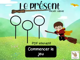 Aperçu - Jeux - Jeu interactif sur les verbes au présent - Page de couverture