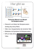 Vorschau - Bildkarten - Musik 🎶 Mozart Türkischer Marsch für Bodypercussion - Seite 1
