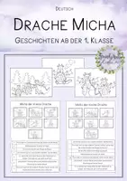Vorschau - Stundenentwürfe - Drache Micha - Geschichten ab Klasse 1 - Deckblatt
