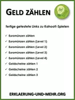 Vorschau - Interaktives Material - Geld zählen (kahoot!) - Deckblatt