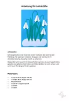 Vorschau - Mal- und Bastelvorlagen - Kunst Frühling, Frühlingsblumen basteln, Narzissen und Schneeglöckchen, Materialpaket - Seite 2