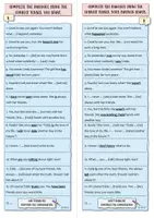 Vorschau - Arbeitsblätter - Tandembogen mixed tenses - englische Zeitformen anhand eines Dialoges üben - Deckblatt
