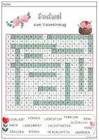 Vorschau - Arbeitsblätter - Valentinstag Suchsel und Arbeitsblätter zum ABC und den Wortarten - Seite 3