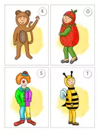 Vorschau - Arbeitsblätter - Karneval & Fasching: Lesespaziergang - Deutsch - Kl. 1/2 (Bewegtes Lernen) - Seite 1