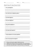 Vorschau - Arbeitsblätter - AB mit Fragen zum Thema "Nagetiere" + Lösungsblatt + Infografik - Deckblatt