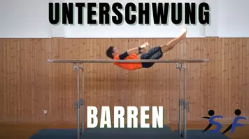 Vorschau - Unterrichtsreihen - Unterschwung aus dem Stand - Barren (Methodik, Helfen und Sichern) - Deckblatt