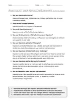 Vorschau - Arbeitsblätter - AB mit Fragen zum Thema "Napoleon Bonaparte" + Lösungsblatt + Mindmap + Infografik - Seite 3