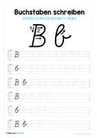 Vorschau - Arbeitsblätter - Buchstaben A-Z schreiben lernen (Schreibschrift) - Seite 2