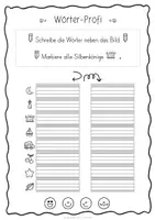 Vorschau - Arbeitsblätter - Wörtertraining - Silbenkönige - Seite 2