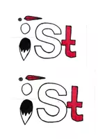 Vorschau - Mal- und Bastelvorlagen - St wie Storch - Buchstabenbild - Seite 2