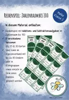 Vorschau - Spiele - Rechenspiel: Addition & Subtraktion im Zahlenraum bis 100 - Deckblatt