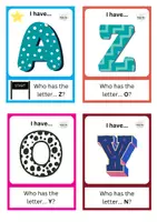 Vorschau - Spiele - I have - Who has? Englisches Alphabet - Seite 3