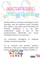 Vista previa - Tarjetas / Manipulativos - Tarjetas para jugar: Conciencia fonológica - página 1