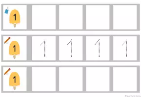 Vorschau - Arbeitsblätter - ZIffern- & Mengenerarbeitung mit Eis / ZR 20 - Seite 2