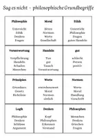 Vorschau - Arbeitsblätter - Sag es nicht - philosophische Grundbegriffe - Seite 2