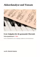 Vorschau - Arbeitsblätter - Material 1: Akkordanalyse und Tonsatz (C-Dur) - Deckblatt