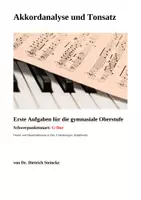 Vorschau - Arbeitsblätter - Material 4: Akkordanalyse und Tonsatz (G-Dur) - Deckblatt