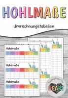 Vorschau - Arbeitsblätter - Hohlmaße - Umrechnungstabellen - Deckblatt