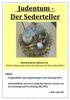 Vorschau - Arbeitsblätter - Sederteller - Die Bedeutung der Speisen - Deckblatt