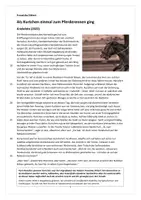 Vorschau - Arbeitsblätter - Anekdote/Kurzgeschichte: "Als Kurtchen einmal zum Pferderennen ging" - Seite 2