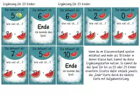 Vorschau - Spiele - Rechenspiel: Subtraktion im Zahlenraum bis 10 (Variante 1) - Seite 3