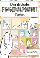 Vorschau - Anderer Materialtyp - Deutsches Fingeralphabet - Karten - bunt & neutral - Deckblatt